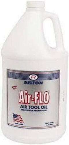 DESCRIPTION: (1) BOTTLE OF AIR-FLO AIR TOOL OILBRAND/MODEL: RELTONRETAIL$: $41.51 EASIZE: 1 GALQTY: 1