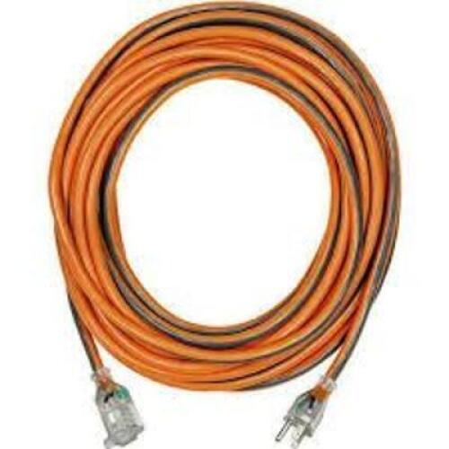 DESCRIPTION: (1) POWER EXTENSION CORD BRAND/MODEL: RIDGID #729706 INFORMATION: ORANGE AND BLACK RETAIL$: $90.00 EA SIZE: 50', MUST COME INSPECT QTY: 1