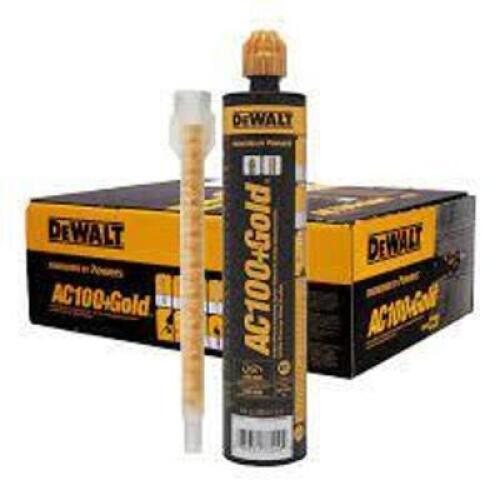 DESCRIPTION (4) VINYLESTER ANCHOR ADHESIVE BRAND/MODEL DEWALT #46U184 ADDITIONAL INFORMATION RETAILS FOR $22.81 EA SIZE 10.0 FL OZ THIS LOT IS SOLD BY
