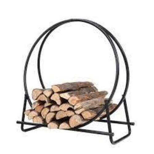 DESCRIPTION: (1) FIREWOOD RACK BRAND/MODEL: PHI VILLA INFORMATION: BLACK RETAIL$: $50.00 EA QTY: 1