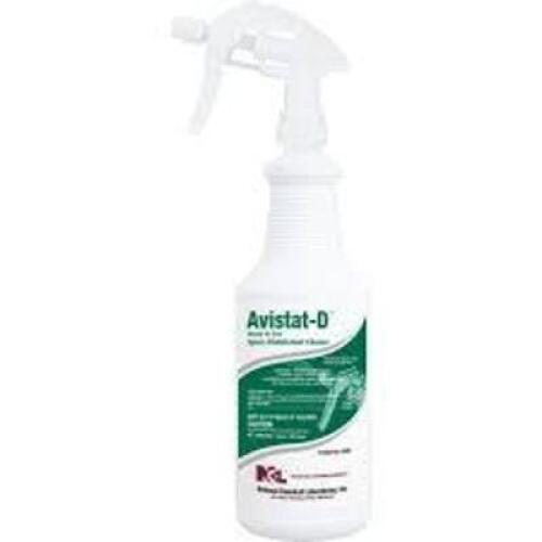 DESCRIPTION (6) AVISTAT-D SPRAY DISINFECTANT CLEANER BRAND/MODEL AVISTAT/0252-36 ADDITIONAL INFORMATION RETAIL $ 32.90 TOTAL, CITRUS-FLORAL SCENTED DI