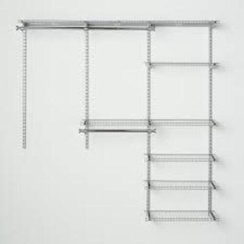 DESCRIPTION: (1) COMPLETE CLOSET KIT BRAND/MODEL: RUBBERMAID RETAIL$: $160.00 EA SIZE: 6.5-8 FT QTY: 1