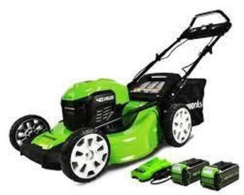 DESCRIPTION: (1) CORDLESS SELF PROPELLING LAWN MOWER BRAND/MODEL: GREENWORKS RETAIL$: $500.00 EA SIZE: 40V QTY: 1