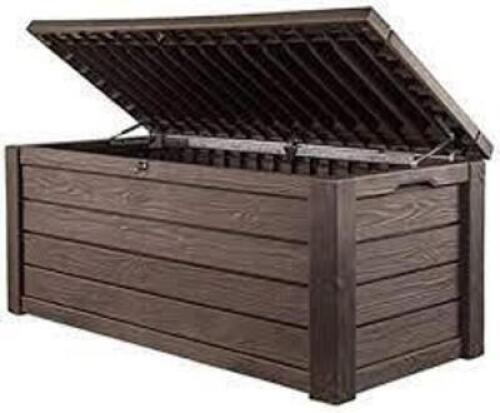 DESCRIPTION: (1) DECK BOX BRAND/MODEL: KETER EASTWOD RETAIL$: $243.00 EA SIZE: 63X30X7 QTY: 1