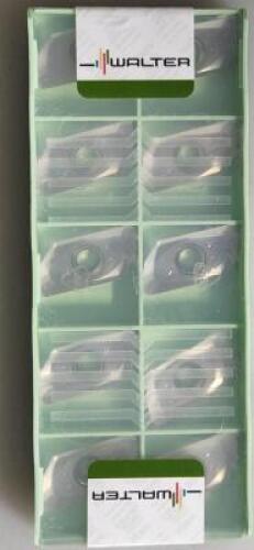 DESCRIPTION: (20) SOLID CARBIDE MILLING INSERTS BRAND/MODEL: WALTER ZDGT200516R-K85 WMG40 RETAIL$: $46.40 PER INSERT QTY: 20