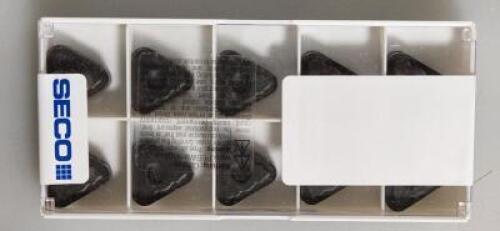 DESCRIPTION: (50) SOLID CARBIDE MILLING INSERTS BRAND/MODEL: SECO TNMG220432-MR7 .TP1500 RETAIL$: $ 26.72 PER INSERT QTY: 50