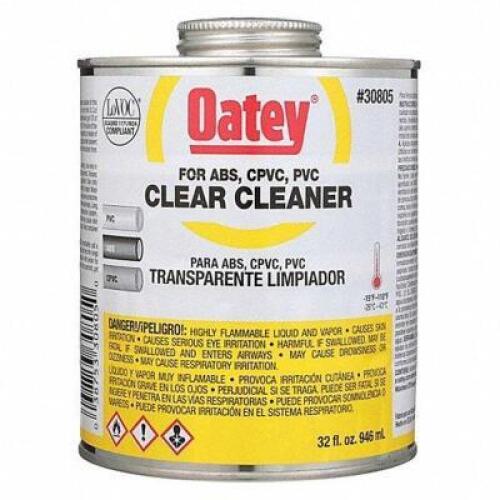DESCRIPTION (4) PVC CLEANER BRAND/MODEL OATEY #39AN87 ADDITIONAL INFORMATION RETAILS FOR $28.94 EA SIZE 32 OZ THIS LOT IS SOLD BY THE PIECE QTY 4