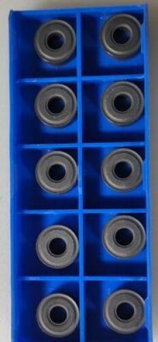 DESCRIPTION: (10) RNMG STYLE MILLING INSERTS BRAND/MODEL: ATI STELLRAM RNMG43B-3S RETAIL$: $26.69 PER INSERT QTY: 10