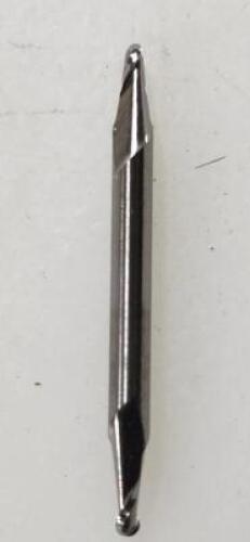 DESCRIPTION: (2) SOLID CARBIDE BALL END MILL BRAND/MODEL: HERTEL 88249248 RETAIL$: 26.58 SIZE: 5/64" 1/8" LOC 1/8" SD QTY: 2