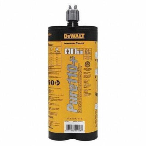 DESCRIPTION: (1) ANCHORING ADHESIVE SYSTEM BRAND/MODEL: DEWALT #46U181 RETAIL$: $59.73 EA SIZE: 21 FL OZ QTY: 1