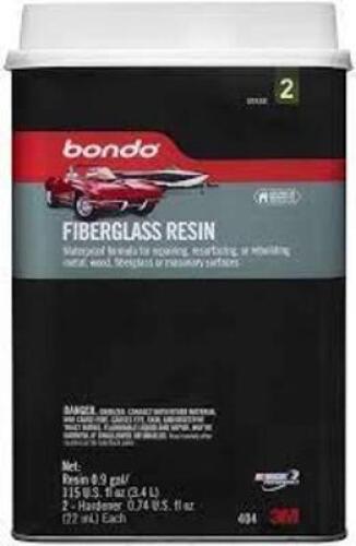 DESCRIPTION (2) FIBERGLASS RESIN BRAND/MODEL BONDO STAGE 2 ADDITIONAL INFORMATION RETAILS FOR $40.68 EA SIZE 0.9 GALLON THIS LOT IS SOLD BY THE PIECE
