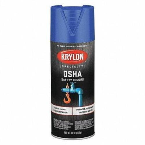 DESCRIPTION: (6) CANS OF SPRAY PAINT BRAND/MODEL: KRYLON #54TJ86 INFORMATION: SAFETY BLUE RETAIL$: $13.28 EA SIZE: 12 OZ QTY: 6