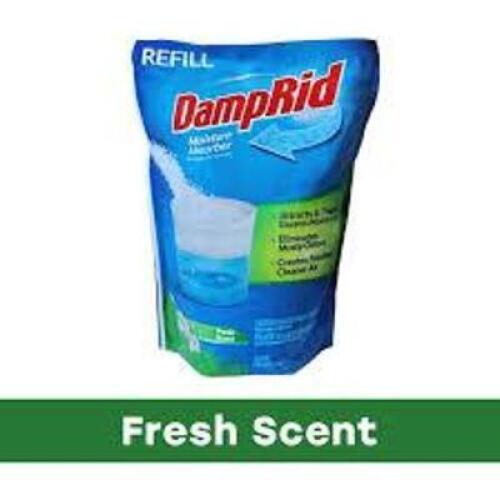 DESCRIPTION: (2) BAGS OF MOISTURE ABSORBER BRAND/MODEL: DAMPRID INFORMATION: FRESH SCENT RETAIL$: $6.00 EA QTY: 2
