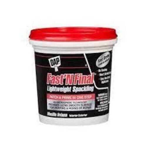DESCRIPTION: (2) WHITE SPACKLING BRAND/MODEL: DAP FAST N FINAL INFORMATION: WHITE RETAIL$: $10.00 EA QTY: 2