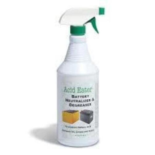 DESCRIPTION (6) BATTERY ACID NEUTRALIZER AND DEGREASER BRAND/MODEL ACID EATER ADDITIONAL INFORMATION RETAILS FOR $10.00EA SIZE 32 OZ THIS LOT IS SOLD