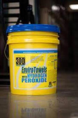 DESCRIPTION: (1) ENVIRO TOWELS WITH HYDROGEN PEROXIDE BRAND/MODEL: SENTINEL 300 RETAIL$: $81.67 EA QTY: 1