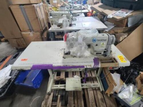 DESCRIPTION: (1) VINTAGE SEWING MACHINE BRAND/MODEL: BROTHER/S7550A-3 INFORMATION: SEE INSPECTION RETAIL$: $750 QTY: 1