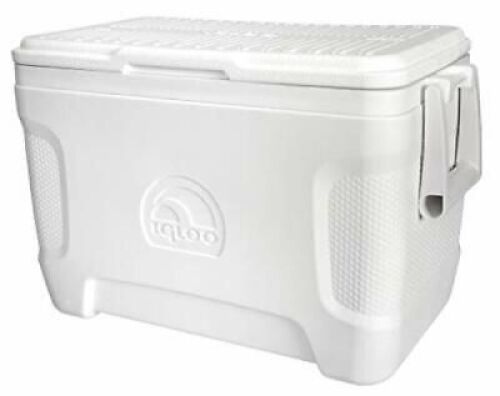 DESCRIPTION: (1) CHEST COOLER BRAND/MODEL: IGLOO INFORMATION: WHITE RETAIL$: $25.00 EA SIZE: 25 QT QTY: 1