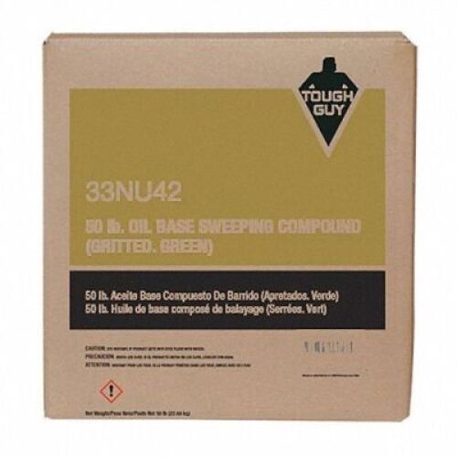 DESCRIPTION: (1) SWEEPING COMPOUND BRAND/MODEL: TOUGH GUY #33NU42 RETAIL$: $32.31 EA SIZE: 50 LB QTY: 1