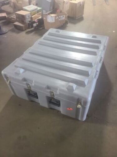 DESCRIPTION: (1) HARDSHELL STORAGE BOX BRAND/MODEL: PELICAN SIZE: APPROX 48" X 48" QTY: 1