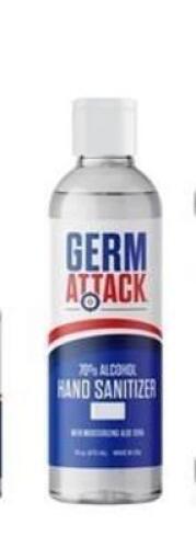 DESCRIPTION: (1) CASE OF (24) UNSCENTED HAND SANITIZER GEL BRAND/MODEL: GERM ATTACK RETAIL$: $8.00 ea SIZE: 16OZ QTY: 1