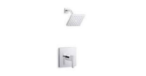 DESCRIPTION: (1) SHOWER TRIM PACKAGE WITH SINGLE FUNCTION SHOWER HEAD BRAND/MODEL: KOHLER #TS99764-4G-CP INFORMATION: POLISHED CHROME RETAIL$: $211.01