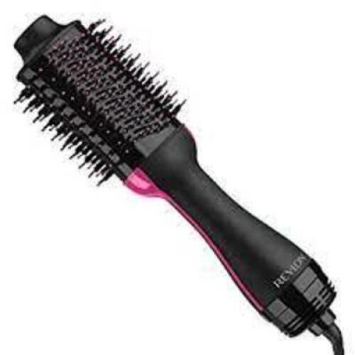 DESCRIPTION: (1) ONE STEP VOLUMIZER BRAND/MODEL: REVLON INFORMATION: BLACK AND PINK RETAIL$: $65.00 EA QTY: 1