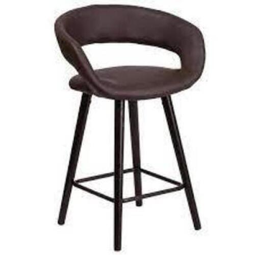 DESCRIPTION: (1) CASE OF (2) COUNTER STOOL BRAND/MODEL: FLASH FURNITURE #CH-152561-BRN-VY-GG INFORMATION: BROWN RETAIL$: $134.97 EA SIZE: 24" QTY: 1
