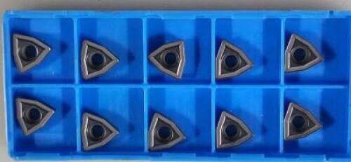 DESCRIPTION: (10) SOLID CARBIDE INDEXABLE DRILL INSERTS BRAND/MODEL: KYOCERA WCMX-06T308-M1 PR1230 RETAIL$: $ 17.83 PER INSERT QTY: 10