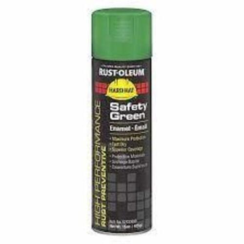 DESCRIPTION: (4) HIGH PERFORMANCE SPRAY ENAMEL BRAND/MODEL: RUST-OLEUM #V2100 INFORMATION: SAFETY GREEN RETAIL$: $60.00 TOTAL SIZE: 15 OZ QTY: 4