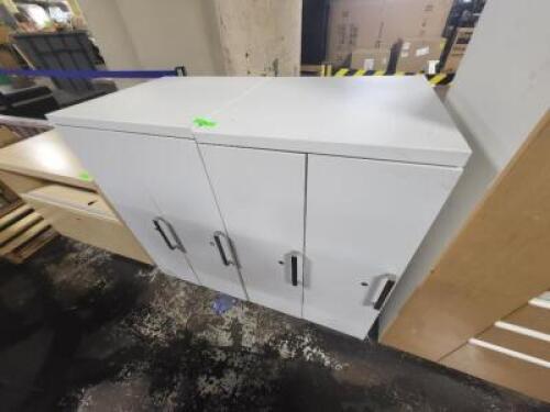 DESCRIPTION: (1) MISC CABINETS BRAND/MODEL: MUST COME INSPECT INFORMATION: WHITE QTY: 1