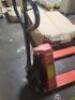 DESCRIPTION: (1) NARROW PALLET JACK BRAND/MODEL: VESTIL #PM5-2048 INFORMATION: RED RETAIL$: $615.55 EA SIZE: 20.5" W 48"L QTY: 1 - 3