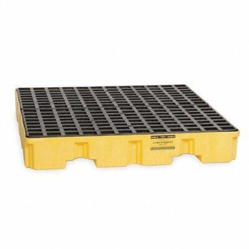 DESCRIPTION: (1) DRUMO SPILL CONTAINMENT PALLET BRAND/MODEL: EAGLE #3KN29 INFORMATION: YELLOW RETAIL$: $710.66 EA SIZE: FOR 4 DRUMS, 66 GAL SPILL QTY: