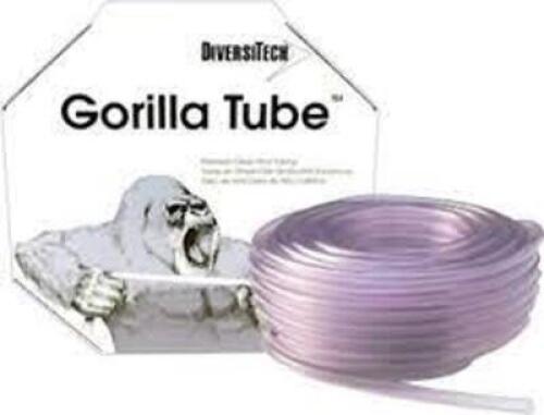 DESCRIPTION: (3) PREMIUM VINYL TUBING BRAND/MODEL: DIVERSITECH GORILLA TUBE INFORMATION: CLEAR RETAIL$: $37.99 EA SIZE: 3/8" X 100' QTY: 3