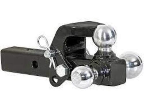 DESCRIPTION: (1) TRI-BALL HITCH WITH PINTLE HOOK BRAND/MODEL: BUYERS #3KXY3 INFORMATION: BLACK RETAIL$: $173.47 EA SIZE: 1-7/8", 2", 2-5/16" BALL SIZE