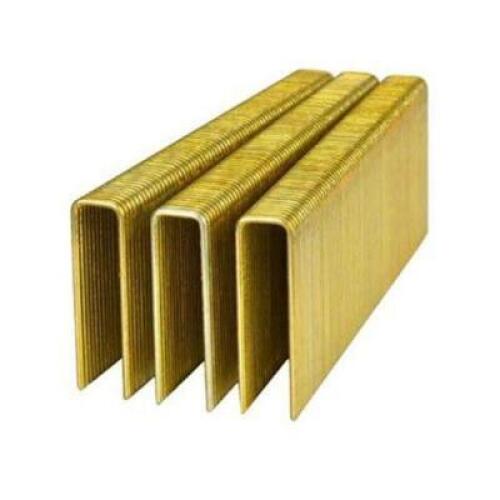 DESCRIPTION: (2) BOXES OF (10080) STAPLES BRAND/MODEL: BOSTITCH INDUSTRIAL #16S5-38FG10M INFORMATION: GOLD RETAIL$: 175.8 SIZE: 16 GA, 7/16" CROWN QTY