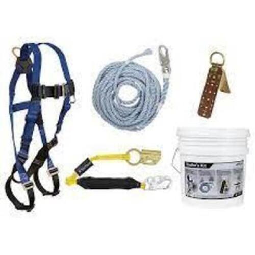 DESCRIPTION: (1) ROOFER TOOL KIT BRAND/MODEL: CONDOR #45J298 RETAIL$: $200.54 EA SIZE: GEN INDUSTRY, GEN INDUSTRY, 3 FT SHOCK ABSORBING LANYARD WITH M
