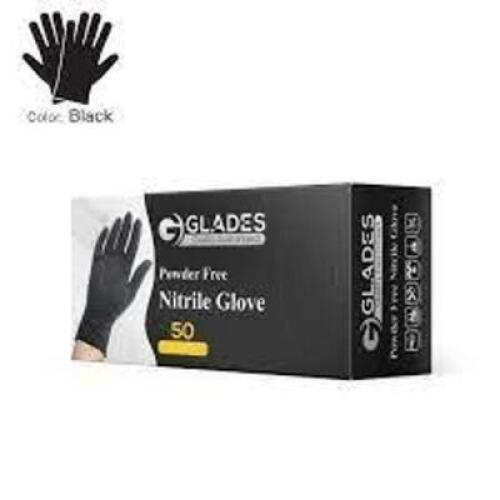 DESCRIPTION: (4) BOXES OF (50) POWDER FREE NITRILE GLOVES BRAND/MODEL: GLADES INFORMATION: BLACK RETAIL$: $17.99 EA SIZE: X-LARGE QTY: 4