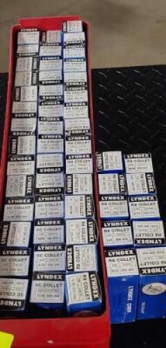 DESCRIPTION (53) ASSORTED 5C, AND R8 COLLETS BRAND/MODEL LYNDEX ADDITIONAL INFORMATION EST. RETAIL $ 1802.00 THIS LOT IS SOLD BY THE PIECE QTY 53