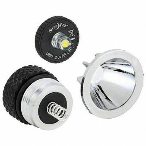 DESCRIPTION: (1) UPGRADE KIT LED BRAND/MODEL: NITE IZE #5PVP7 RETAIL$: $14.99 EA SIZE: FOR USE WITH AA MINI MAG-LITE FLASHLIGHT QTY: 1