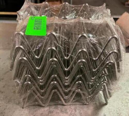 DESCRIPTION: (8) WIRE TACO STANDS. THIS LOT IS: SOLD BY THE PIECE QTY: 8