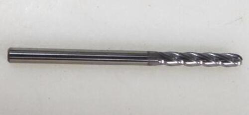 DESCRIPTION: (1) SOLID CARBIDE BALL END MILL BRAND/MODEL: HERTEL 74456807 RETAIL$: 51.23 SIZE: 3/16" 1-1/8" LOC QTY: 1