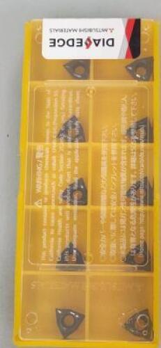 DESCRIPTION: (40) WCMT TROCHODIAL CARBIDE INSERTS BRAND/MODEL: MITUSUBISHI WCMT040204 RETAIL$: $ 21.61 PER INSERT QTY: 40