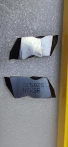 DESCRIPTION: (7) NTK3R CARBIDE THREADING INSERTS BRAND/MODEL: KENNAMETAL 02252732 RETAIL$: $ 31.20 PER INSERT QTY: 7