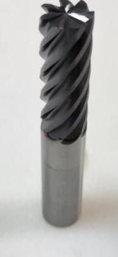 DESCRIPTION: (2) SOLID CARBIDE CORNER CHAMFER END MILL BRAND/MODEL: NIAGARA N58268 RETAIL$: $ 107.00 EA SIZE: 1/2" 0.006" CHAMFER WIDTH 1-1/4" LOC QTY