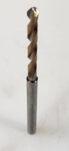 DESCRIPTION: (4) SOLID CARBIDE INTERNAL COOLANT DRILLS BRAND/MODEL: MITSUBISHI MVS0480X05S060 RETAIL$: $ 190.60 EA SIZE: 4.8MM QTY: 4