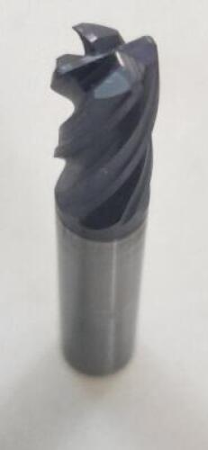 DESCRIPTION: (4) SOLID CARBIDE SQ END MILL BRAND/MODEL: SGS T100137TA RETAIL$: 68.45 EA SIZE: 3/8" QTY: 4