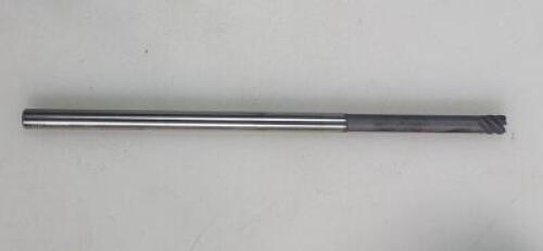 DESCRIPTION: (3) SOLID CARBIDE CORNER RADIUS END MILLS BRAND/MODEL: FRASIA B15652314 RETAIL$: 111.29 SIZE: 1/4" 1/4" LOC QTY: 3