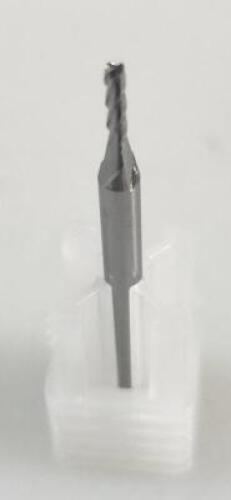 DESCRIPTION: (6) SOLID CARBIDE SQ END MILL BRAND/MODEL: ROBB JACK SEM04-20318 RETAIL$: 87.90 EA SIZE: 0.59" DIAM .250" LOC QTY: 6
