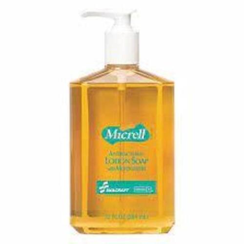 DESCRIPTION: (6) ANTIBACTERIAL LOTION SOAP WITH MOISTURIZERS BRAND/MODEL: SKILCRAFT MICRELL RETAIL$: $12.00 EA SIZE: 12 FL OZ QTY: 6